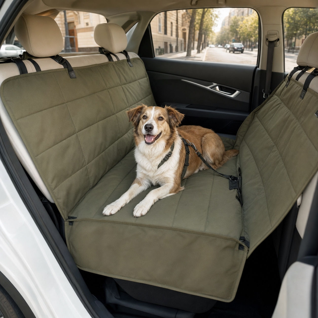 Funda protectora de asiento para viajar con perro